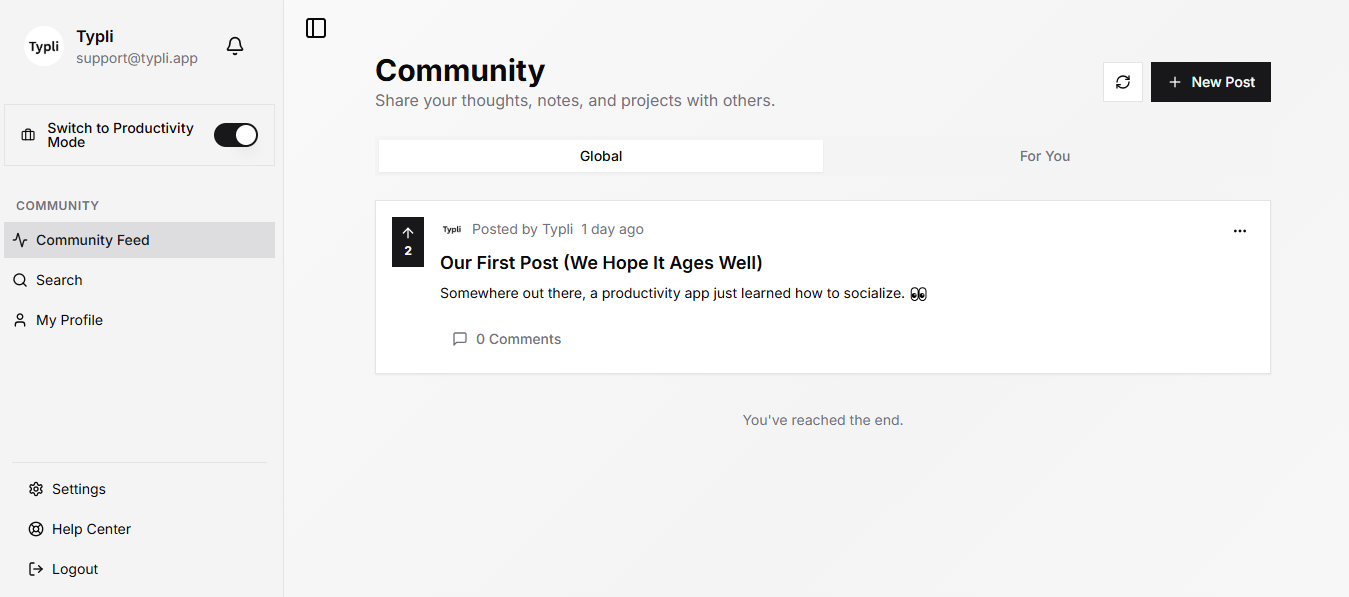 Engage with the Community
